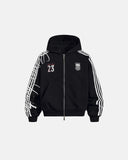 Script Graphic Boxy Zip Up Hoodie | Inflation Streetwear