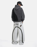 Washed Waffle Boxy Quarter Zip Hoodie | Inflation Streetwear