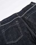 Raw Blue Wide Leg Denim Jeans | Inflation Streetwear INFLATION