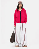 Contrast Chunky Zip Up Hoodie | Inflation Streetwear