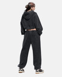 Washed Cropped Hoodie Tracksuit | Inflation Streetwear