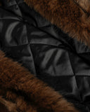 Faux Fur Lined Clasp Bomber Jacket | Inflation Streetwear INFLATION