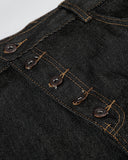 Button Fly Raw Baggy Jeans | Inflation Streetwear INFLATION