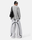 Spray Graphic Barrel Sweatpants | Inflation Streetwear