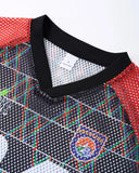 Color-Block Oversized Mesh Jersey | Inflation Streetwear INFLATION