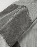 Washed Waffle Boxy Quarter Zip Hoodie | Inflation Streetwear