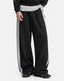Side Stripe Wide Leg Track Pants | Inflation Streetwear
