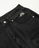 Multi Pockets Cargo Wide Leg Jeans | Inflation Streetwear INFLATION