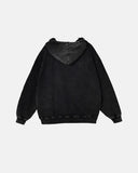French Terry Washed Distressed Hoodies | Inflation Streetwear INFLATION