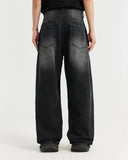 Black Washed Baggy Jeans | Inflation Streetwear INFLATION