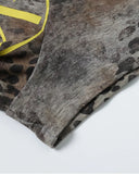 Leopard Henley Graphic Tee | Inflation Streetwear INFLATION