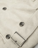 Suede Faux Fur Padded Jacket | Inflation Streetwear
