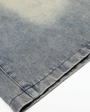 Rhinestone Cross Double Waist Denim Jorts | Inflation Streetwear INFLATION