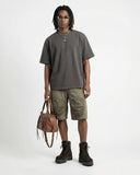 Distressed Washed Mock Neck T Shirt | Inflation Streetwear INFLATION