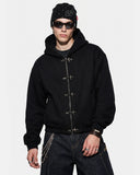 Metal Hook Boxy Zip Hoodie | Inflation Streetwear INFLATION