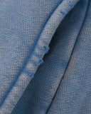 Distressed Hem Boxy Hoodie | Inflation Streetwear