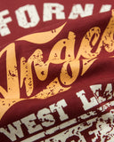 Retro Letter Print Layered Stripe T-Shirt | Inflation Streetwear INFLATION