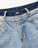 Dual Waist Ripped Baggy Jeans | Inflation Streetwear INFLATION