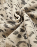 Leopard Print Graphic Boxy Zip Up Hoodie | Inflation Streetwear