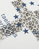 Leopard Raglan Waffle Texture T-Shirt | Inflation Streetwear