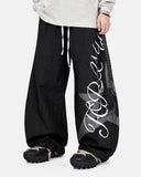 Crinkle Nylon Barrel Track Pants | Inflation Streetwear