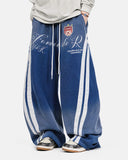 Washed Stripe Barrel Sweatpants | Inflation Streetwear
