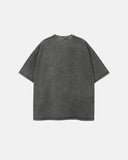 Mock Neck Wax Washed T-Shirt | Inflation Streetwear INFLATION