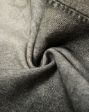 grey washed denim texture close up
