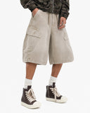 Washed Cargo Shorts Utility Pockets | Inflation Streetwear
