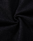 black denim texture close up