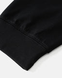 black sleeve cuff detail on raglan long sleeve t shirt