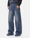 Deconstructed Barrel Wide Jeans | Inflation Streetwear INFLATION