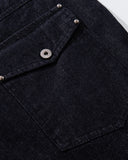 Buttons Up Raw Blue Baggy Jeans | Inflation Streetwear INFLATION