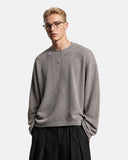 Waffle Boxy Long Sleeve T-Shirt | Inflation Streetwear