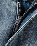 Curved Seam Deconstructed Barrel Jeans | Inflation Streetwear INFLATION