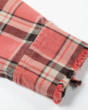 Distressed Gradient Plaid Shirt | Inflation Streetwear INFLATION