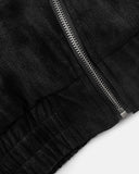 Faux Fur Asymmetric Zip Padded Jacket | Inflation Streetwear