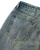 Acid Wash Beaded Studded Flared Baggy Jeans | Inflation Streetwear INFLATION
