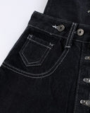 Asymmetric Buckle Denim Overalls Jeans | Inflation Streetwear INFLATION