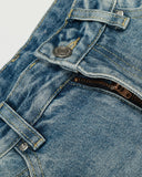 Acid Wash Striped Side Baggy Jeans | Inflation Streetwear INFLATION