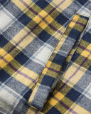 Yellow Plaid Reversible Zip-Up Hoodie | INFLATION Streetwear INFLATION