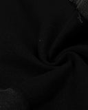 Black Patchwork Barrel Jeans | Inflation Streetwear INFLATION