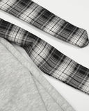 Plaid Layered Baggy Sweatpants | Inflation Streetwear INFLATION