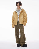 Faux Shearling Lining Lambswool Jacket | Inflation Streetwear INFLATION