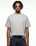 world peace embroidered t-shirt detail