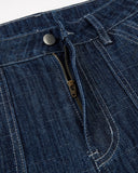 Dark Indigo Baggy Barrel Jeans | Inflation Streetwear INFLATION
