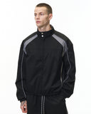 Reflective Windbreaker Track Jacket | Inflation Streetwear INFLATION