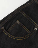Buttons Up Raw Baggy Jeans | Inflation Streetwear INFLATION