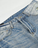 Whisker Wash Ripped Baggy Jeans | Inflation Streetwear