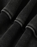 Washed Reflective Piping Boxy Hoodie | Inflation Streetwear